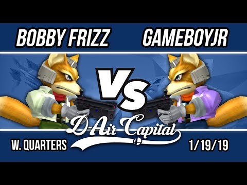 D-Air Capital 13 - Bobby Frizz (Fox) Vs. Gameboyjr (Blue Fox) - Top 8 W. Quarters