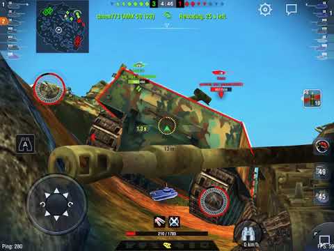 WoTB KPf Pz70 Gameplay _ Two ammo racks and 4.9k damage