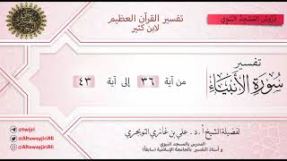 05 تفسير سورة الأنبياء | آية 36 - 43 | تفسير ابن كثير image