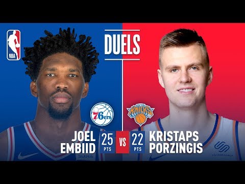 Kristaps Porzingis vs Joel Embiid: Battle Of The Unicorns On Christmas Day