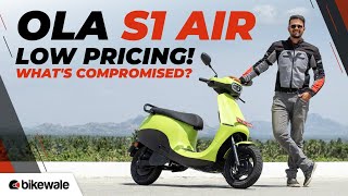 The Ola S1 Air is the most affordable electric scooter from Ola. It is based on the brand's Gen-2 platform. It aims to target people who want to own an Ola but find the S1 Pro way too expensive. But does a cheap price tag also bring along a lot of compromises? Or, is it just as impressive as we found the higher-spec Ola S1 Pro to be? We try to answer that question by spending some time in the S1 Air.