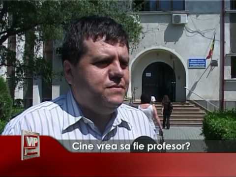 Cine vrea sa fie profesor?