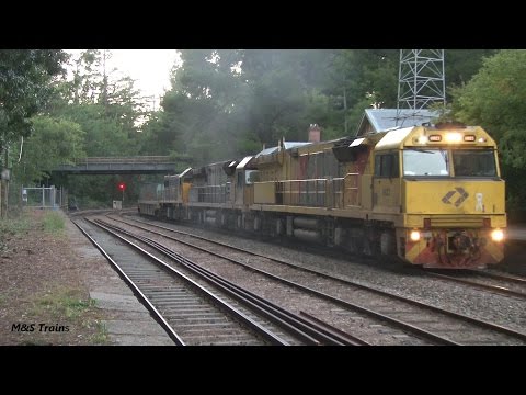 Mount Lofty Railway Station - X54 on Aurizon Intermodal