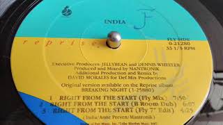 INDIA- RIGHT FROM THE START  [FLY MIX]