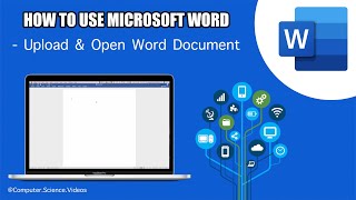 How to UPLOAD & OPEN Your Word Document for Office 365 On a Mac - Web Based | New