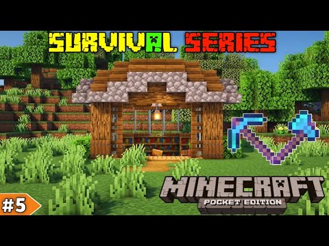 I Made An Enchantment Room In Minecraft Pe 1.19 Survival Series In Hindi (#5)