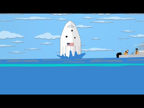 Man Catches A Rocket | Animated Rocket Launch