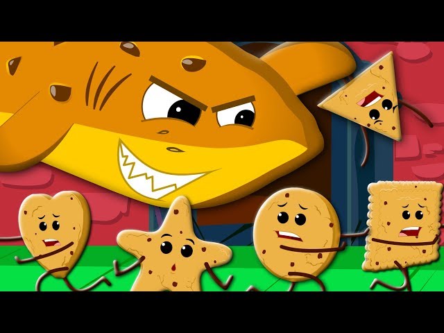 Scary Flying Sharks Cookies | Shark Song | Scary Nursery Rhymes | Videos For Kids