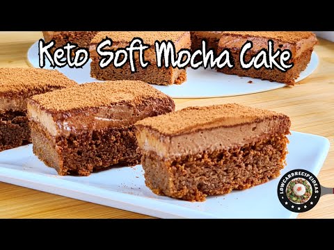 AMAZING KETO SOFT MOCHA CAKE | COFFEE & CHOCOLATE HAVEN | SO LIGHT, SOFT & FLUFFY