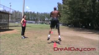 Dre Baldwin: Forward & Backward Leaps Athletic Dynamic Warmup | Vertical Jumping Stamina Drill NBA