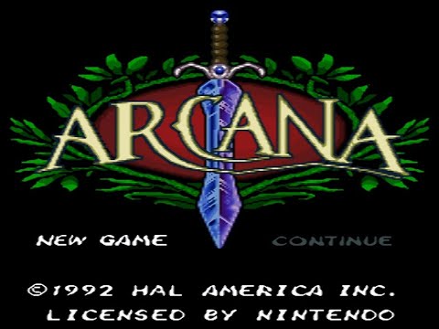 Arcana (1992, (Card Master: Rimsalia no Fuuin), SNES/SFC Gameplay 2020)