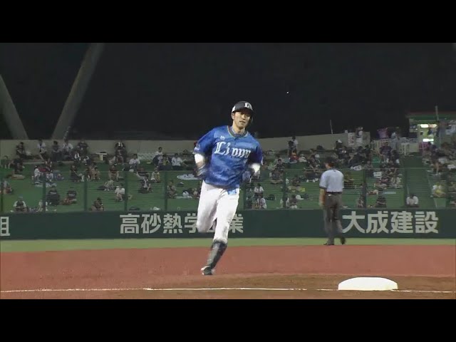 【5回裏】投手戦の均衡を破った!! ライオンズ・外崎の12号先制ソロ!! 2018/7/26 L-Bs