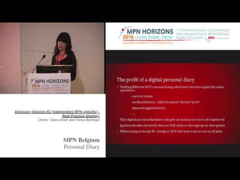 Advocacy session #3 Best practice MPN Belgium