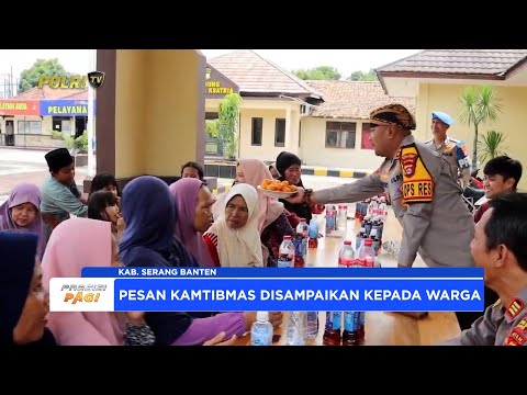 KAPOLRES SERANG BERTEMU EMAK - EMAK