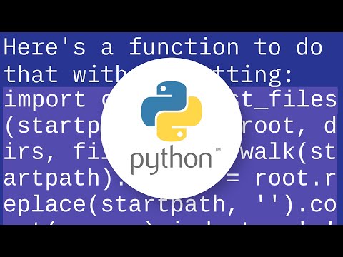 Python List Directory Tree Structure In Python