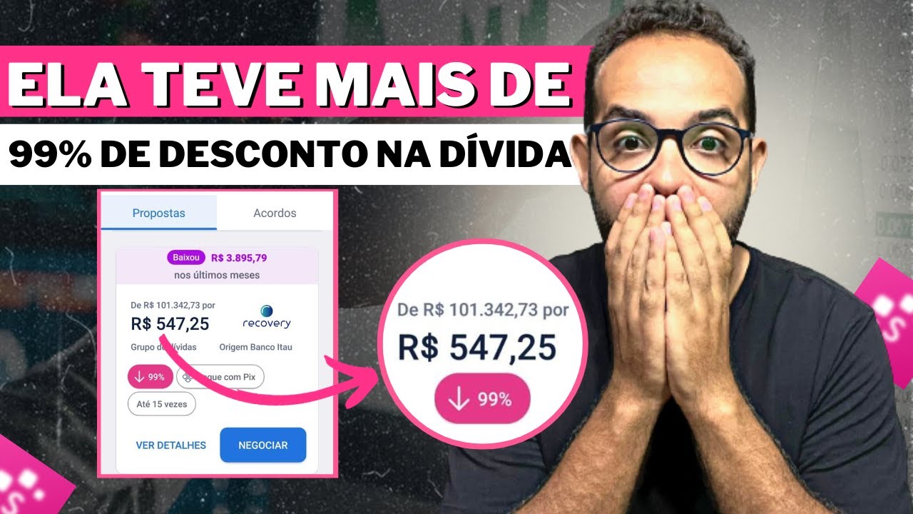 Como quitar uma DÍVIDA com até 99% de DESCONTO