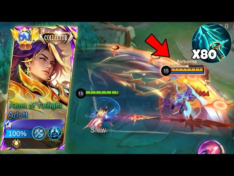 ARLOTT BEST DAMAGE BUILD AFTER NERF!! | ONE HIT BUILD ARLOTT - MLBB