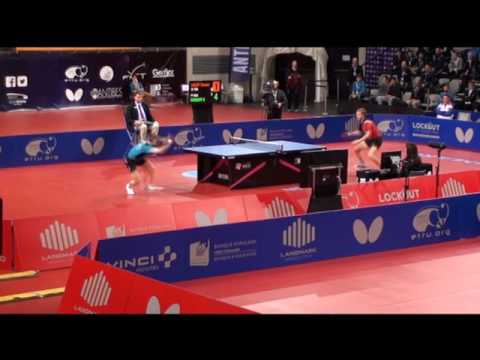 Table Tennis - Attack (GAUZY) Vs Attack (SHIBAEV) - TOP 16 - 2017
