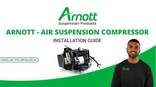 Arnott Air Suspension Compressor installation video for Cadillac XTS (Epsilon II)