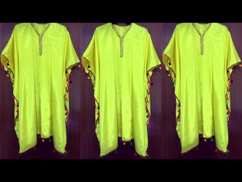 Kaftan Kurti Cutting and Stitching