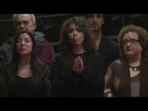 Backstage del video de Memoria AMIA