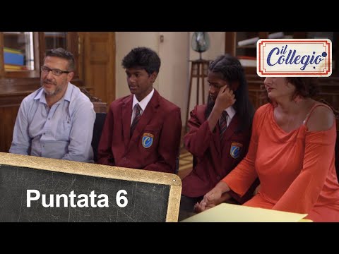 Usha, Rahul e i loro genitori a colloquio con il Preside -  Sesta puntata - Il Collegio 5