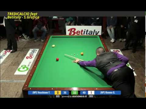 ROMEO vs VECCHIONE - 2^PROVA BILIARDO  BTP 2016/17 CASERTA