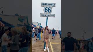 【Santa Monica beach】ルート66 終着点　#losangeles