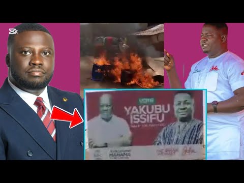 NDC Members Cause Chaos at Party Office,Smashing Chairs & Motorcycles over MCE Nominations@ Mampong