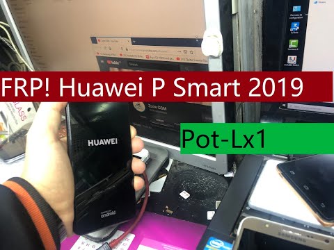FRP! Huawei P Smart 2019 Pot-Lx1 emui 9.1.0 Сброс аккаунта Google.
