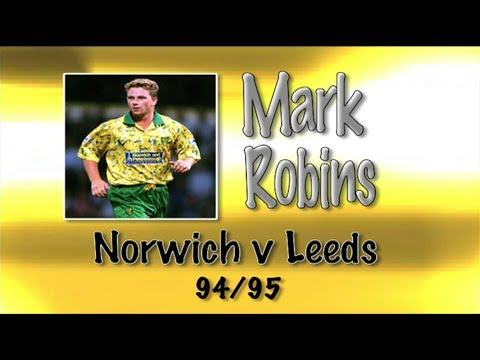 MARK ROBINS - Norwich v Leeds, 94/95| Retro Goal