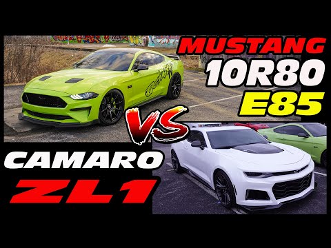 MUSTANG GT 10R80 VS CAMARO ZL1 | FORD VS CHEVY |