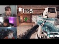 WHEN STREAMERS HIT INSANE CLUTCHES Rainbow Six Siege