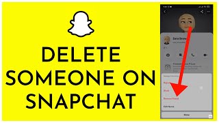 How To Delete Someone On Snapchat (2023)