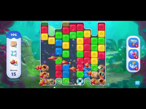 FISHDOM BLAST LEVEL 106 ~ No boosters