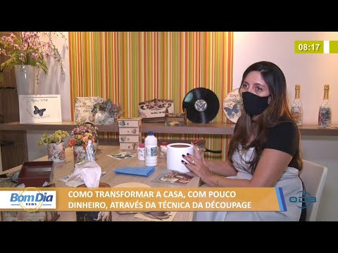 Como transformar a casa, com pouco dinheiro, através da técnica da découpage 10 01 2022
