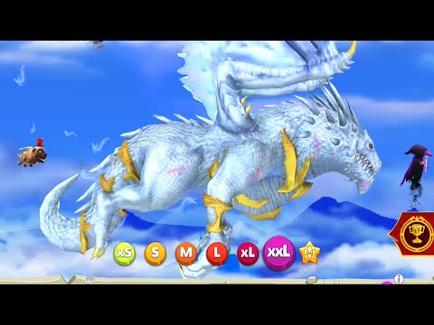 Hungry Dragon - Helion Dragon Unlocked Bigger, Stronger & Faster - All Dragons Unlocked Gameplay