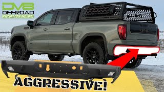 Ultimate DV8 Spec Series Rear Bumper Install – Sierra & Silverado Upgrade! 🔧