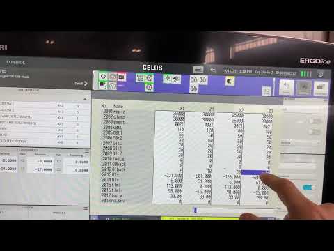DMG Mori NZX2500/600, CELOS CNC: How to access backlash compensation #2011 G0Back,  #2012 G1Back