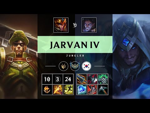 Jarvan IV Jungle vs Sylas - KR Challenger Patch 25.21