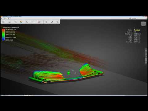 F1 2017 front wing cfd
