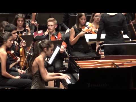 E. Grieg Piano Concerto Op16.  Allegro molto moderato. María Linares, piano.