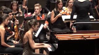 E. Grieg Piano Concerto Op16.  Allegro molto moderato. María Linares, piano.