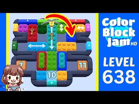 Color Block Jam Level 638 Solution Walkthrough