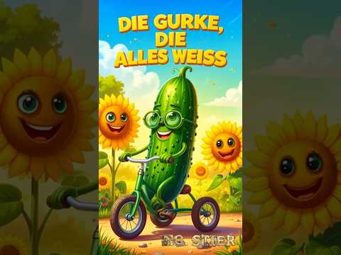 eine Salatgurke im Garten | grün macht lustig #Musikvideo #musikvideo