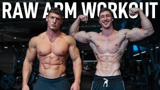 Arm Workout with my Brother | How to get BIGGER ARMS