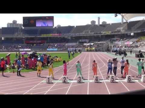 20130903 A-PINK BoMi 100ｍ @ Idol Sports Athletics Championships