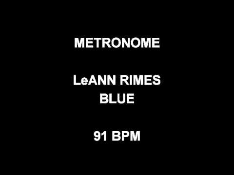 METRONOME 91 BPM LeAnn Rimes BLUE