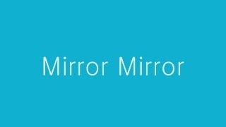 Mirror Mirror by Jeff Williams with Lyrics