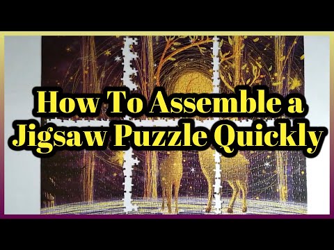 How To Solve A Jigsaw Puzzle Quickly | Cheapest Puzzle Ever